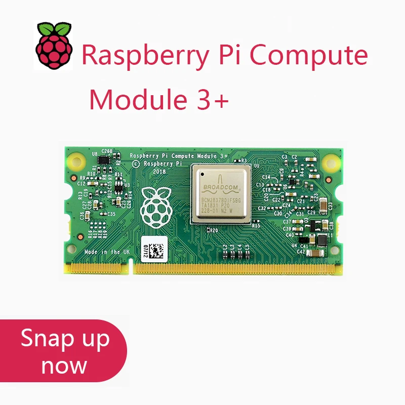 Modulo Di Calcolo Raspberry Pi 3 Cm3 + Lite/8Gb/16Gb/32Gb Emmc Flash Memory Broadcom ,Cm3 Cm1 Scheda Cmio Originale Kit Gateway Iot
