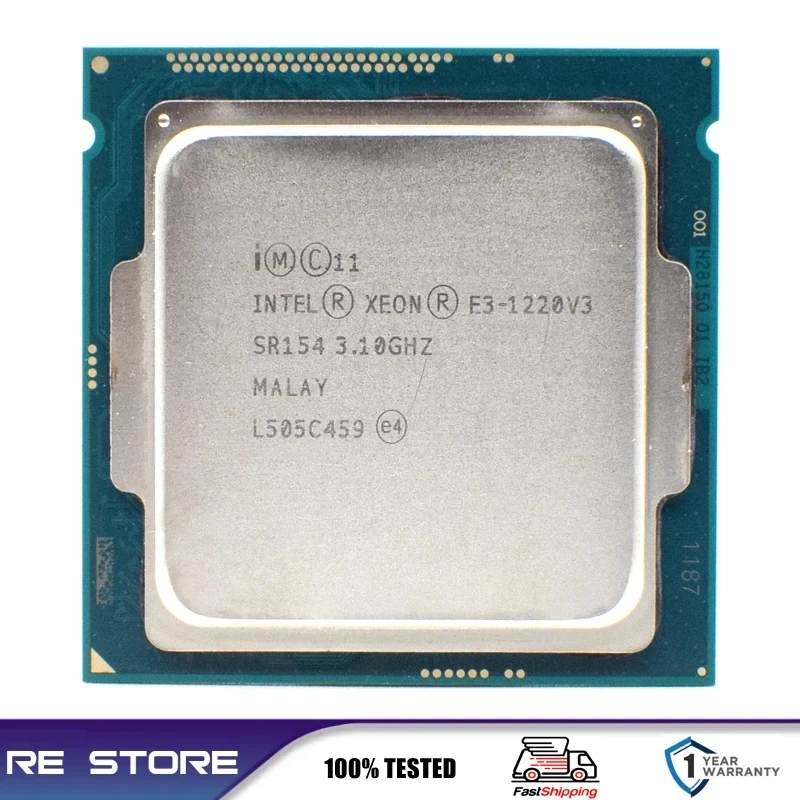 【big-discount】 Intel xeon E3 1220 V3 3.1GHz 4 Core LGA 1150 cpu processor