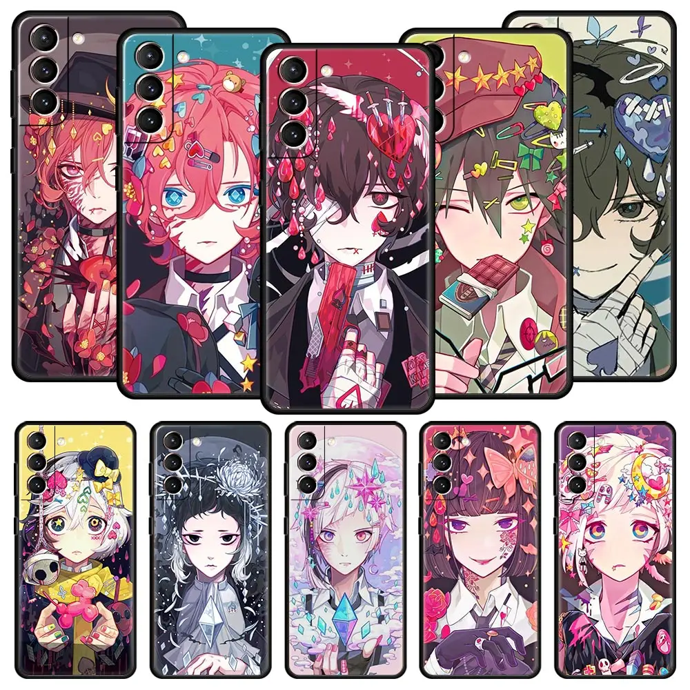 

Bungo Stray Dogs Phone Case For Samsung Galaxy S23 S22 Ultra S20 S21 FE 5G S10 S9 Plus S10E S8 S7 Edge Soft Pattern Cover Bumper