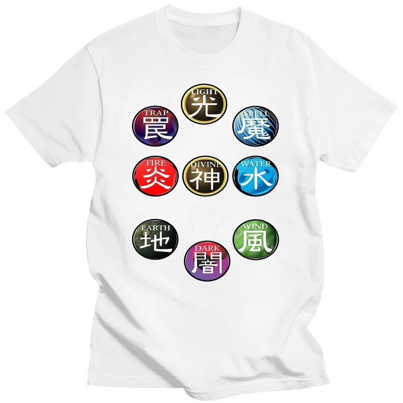 Yu Gi Oh T Shirt T-Shirt Rossa Yugioh Attachments Moda Manica Corta Uomo Cotone Tshirt Anime Tees Harajuku Streetwear