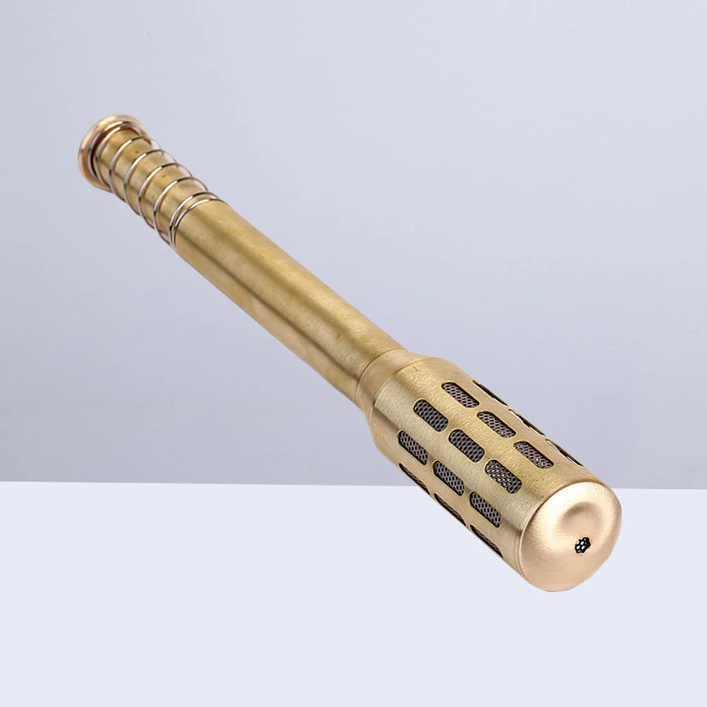 

Большая Медная латунь Moxa Roller палочка для прижигания Массажная горелка улучшает циркуляцию крови (золото)