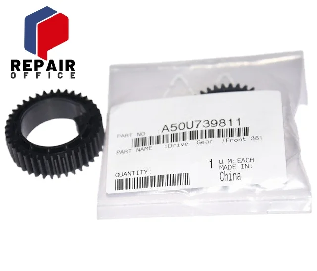 

2pc. Original New A50U726001 A50U739811 For Konica Minolta Bizhub Press C1060L C1070L C1060 C1070 Drive Gear Front 38T