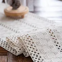 Classic Table Runner Simple Tablecloth Farmhouse Table Runner Burlap Table Cloth Rustic Table Cover for Dinning Table Decoration 6