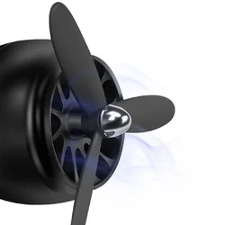 LED Mini Car Air Freshener with Aromatherapy Scents and Colorful Options (Fj - a)