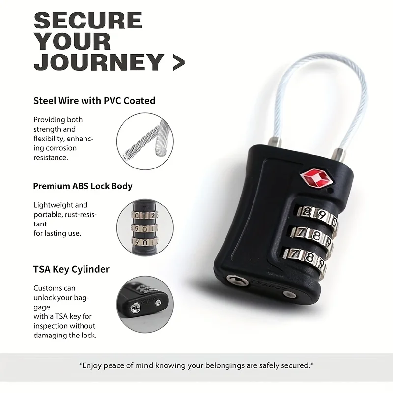 TSA Combination Luggage Locks 2