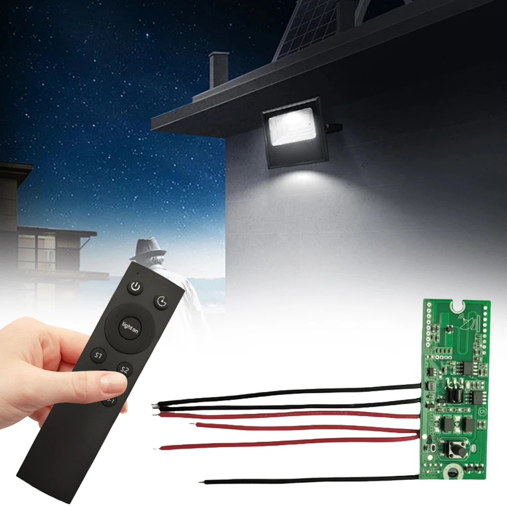 3.2V 3.7V Solar Street Light Driver Board with Remote Control Light & Radar Human Body Induction Control Board