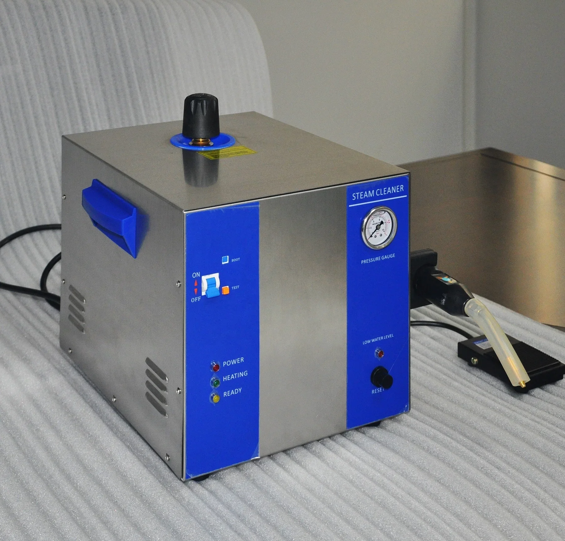 High quality robust built stainless steel case 5 bar steam pressure 2 litre boiler easy operate desktop jewellery Steam cleaner 6