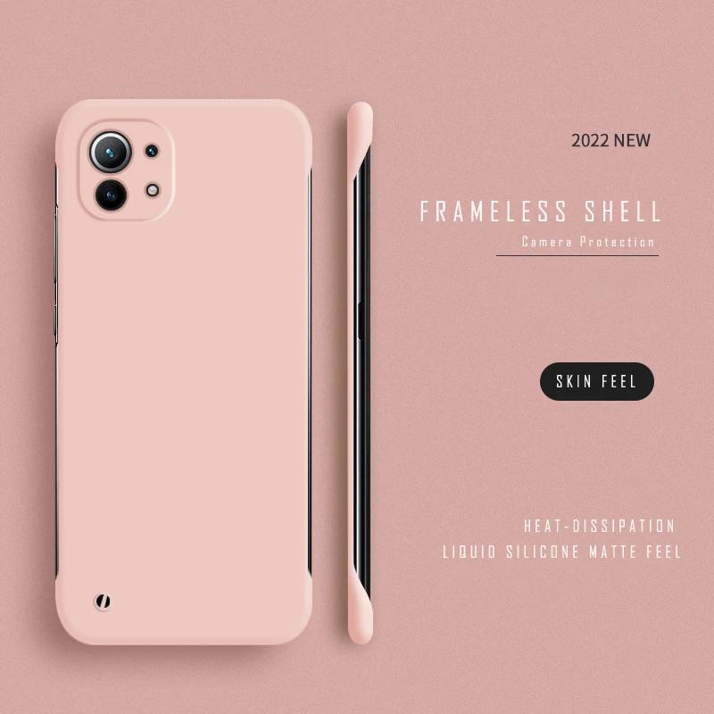 Custodia ultra sottile rigida per PC senza cornice per XIAOMI Mi 12 11 10 9 Lite SE 9T 10T 11T Pro Poco F3 Cover opaca_voghion.com