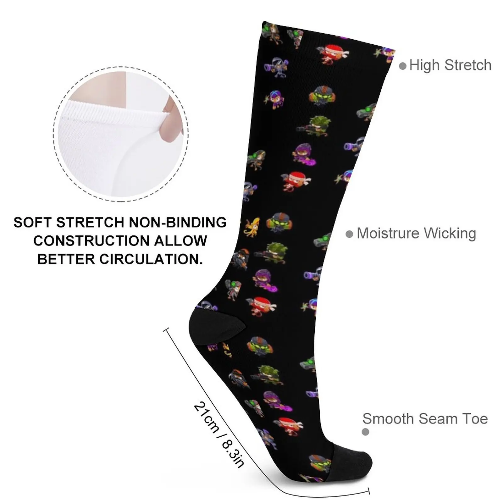 Bloons Td 6 Socks funny gifts funny socks for men luxury socks happy socks men