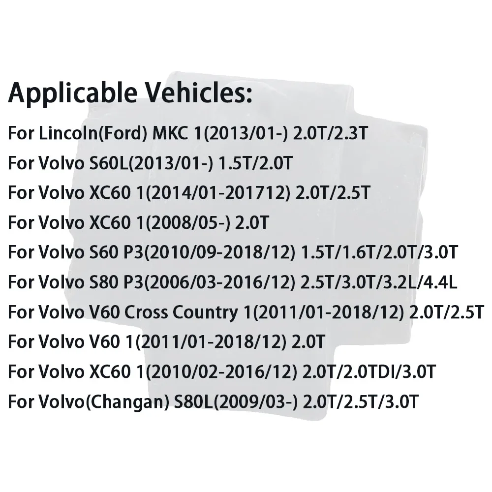 링컨 MKC 볼보 S60L XC60 S60 S80 V60 S80L 2010-2018 브래킷 장착 액세서리 용 2pcs 후면 스태빌라이저 부싱