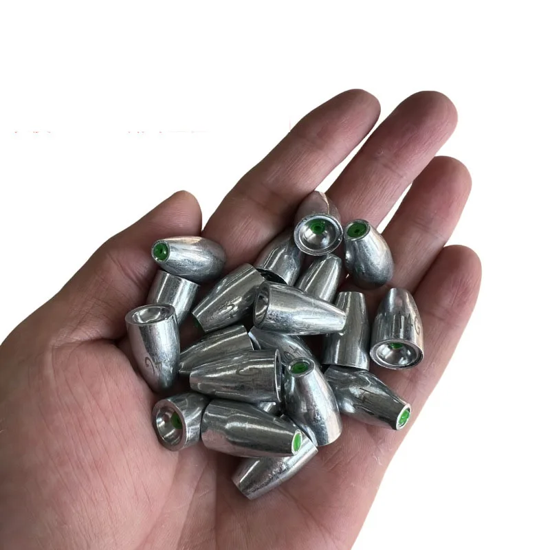 

10pcs/lot 3.5g 5g 7g 10g 14g 20g Fishing Weights Sinkers Bullet Sinker Fishing Tackle Accessories