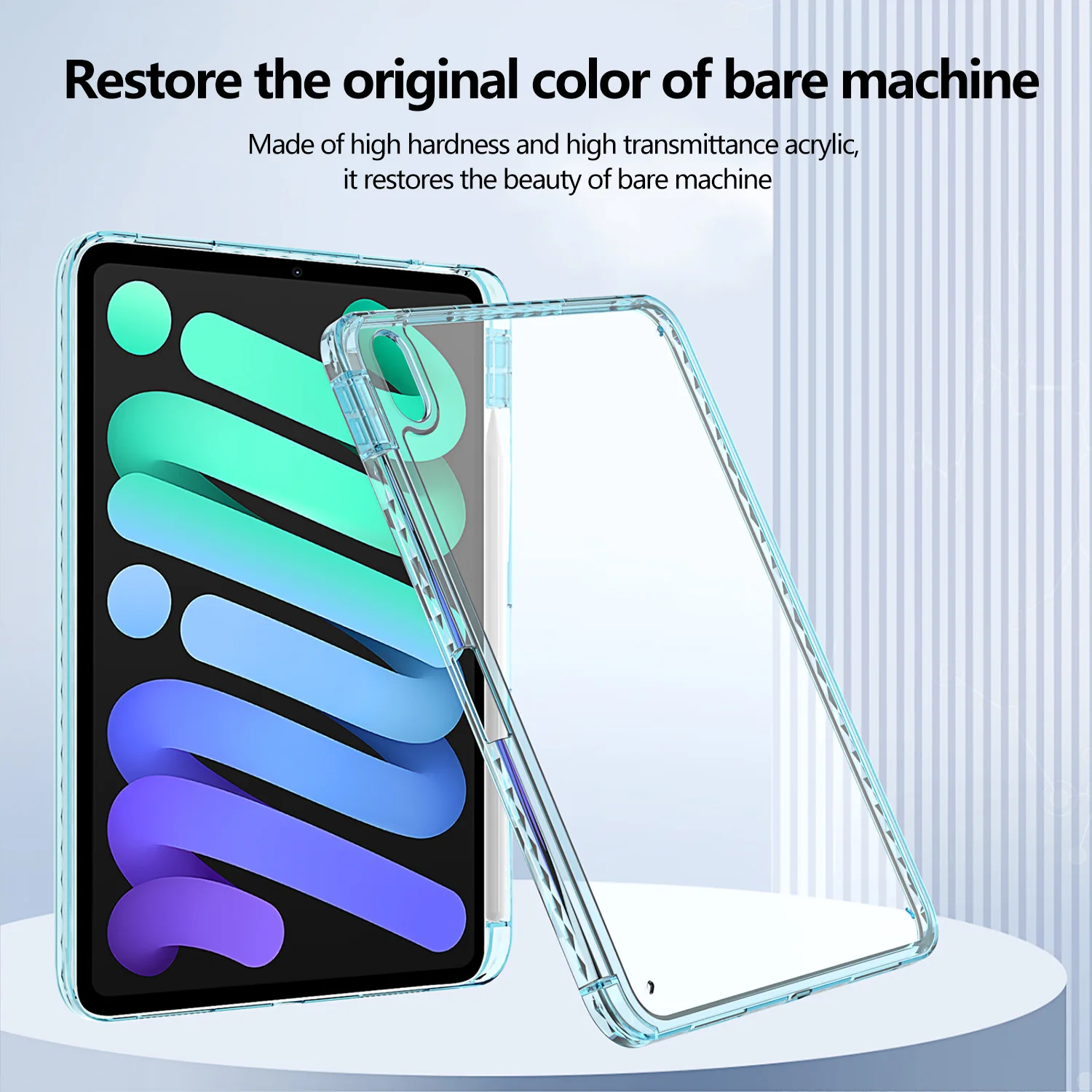 Enhanced Shockproof Clear Tablet Case - Premium Protection Cover