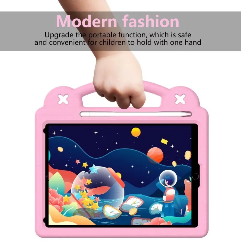 EVA Kids Shockproof iPad Case with Handheld Stand