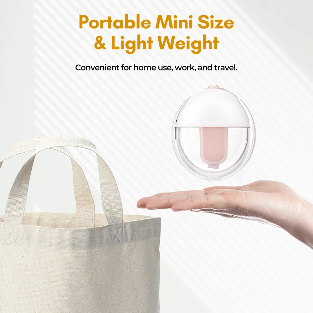 Wearable Breast Pump Hands Free Electric Portable Wearable Breast Pumps BPA-free Breastfeeding Milk Collector 5