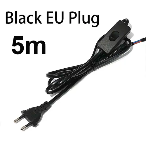 AC85-265V 660W 1.8m 3m 5m Electric Wire Lamp Switch Cable International Standard Power Cord With Switch Plug Copper Wire - Image 15