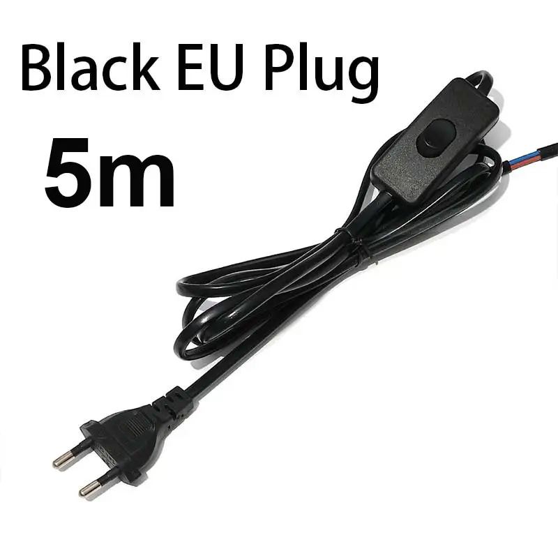 AC85-265V 660W 1.8m 3m 5m Electric Wire Lamp Switch Cable International Standard Power Cord With Switch Plug Copper Wire - Image 15