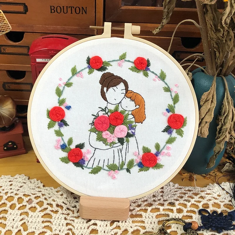 Embroidery Starter kit with Patterns and Instructions DIY Adult