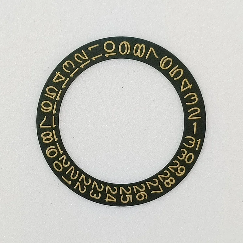 NH35 NH36 무브먼트 데이 날짜 다이얼 패치 맞춤 NH35 NH36 4R35 4R36 일본 자동 기계식 Movt NH35 날짜 다이얼 휠 페이스트 태블릿