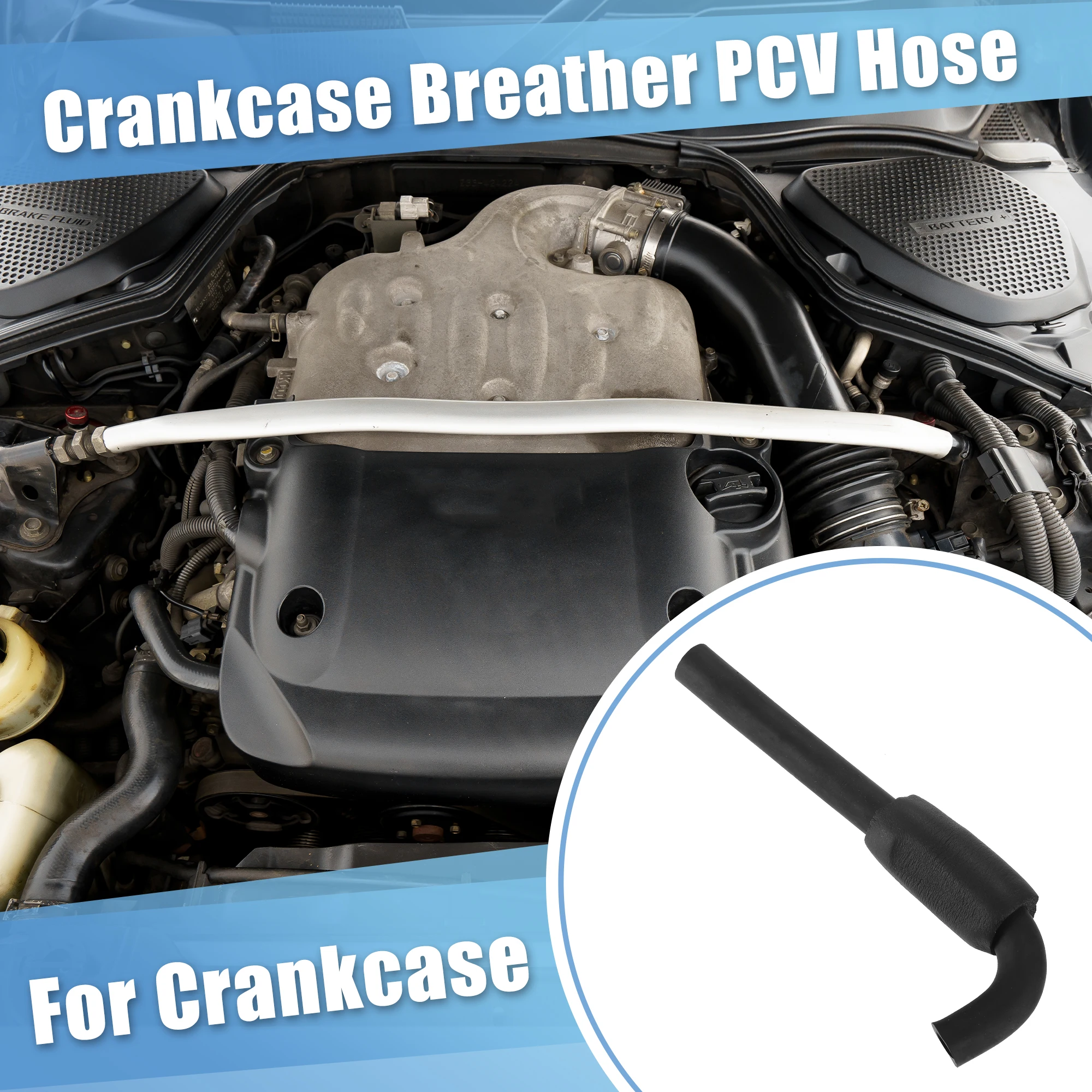 Crankcase Breather PCV Hose For Nissan 350Z 2003 2004 2005 2006 2007 Crankcase ventilation hose 11823-AL511 X Autohaux
