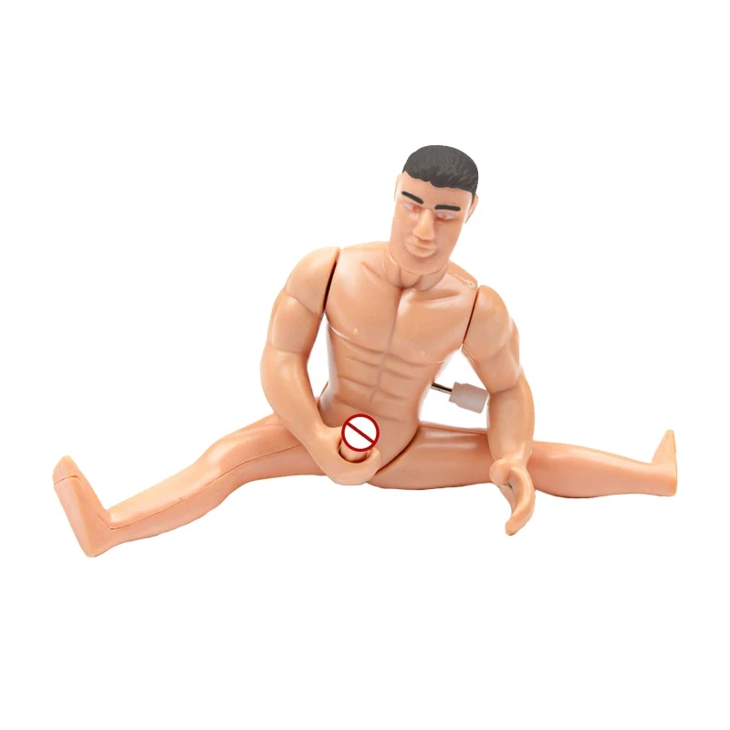Hand-assembled Funny Masturbating Man Toy Wind Up Toy Prank Joke Gag For Over 14 Years Old Bachelor Party Prank Toys Joke Toys