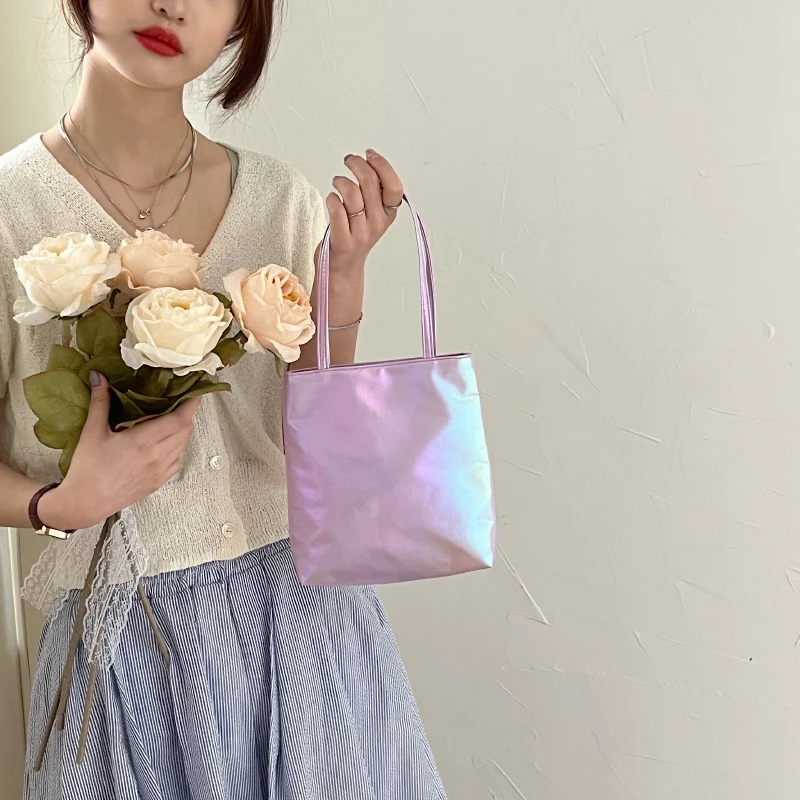 Fashion Laser Messenger Bag for Women Luxury Designer Shoulder Bags Sac A Main Femme Small Girls Handbags Multifunctional Tote