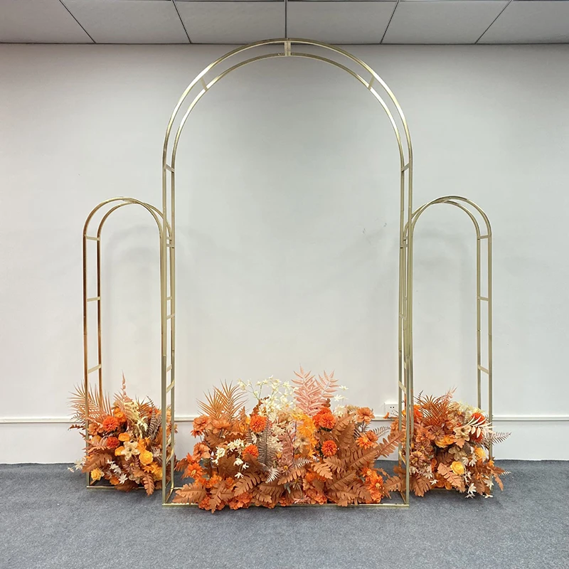 High Quality Large Wedding Arch Set Stage Frame Arches Stand Metal Backdrop Frame Decoratives