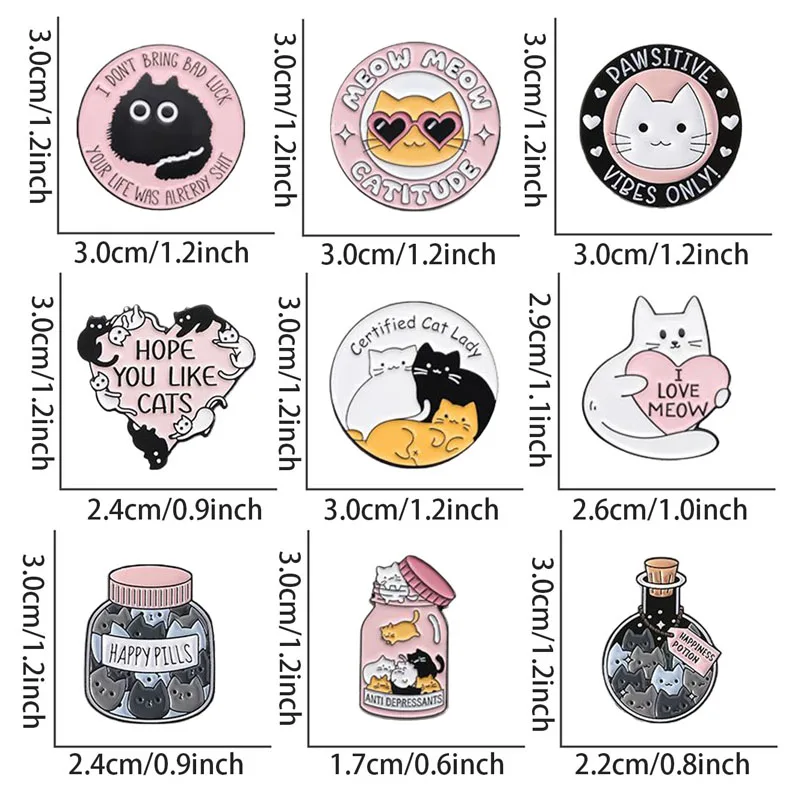 Certified Cat Lady Enamel Pin - Detail 1
