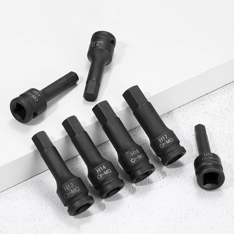 1 Stück 1/2'' Antriebsadapter für Schlagschrauber, Sechskant-Bit, Sechskantkopf-Schraubenschlüsseladapter für Schlagschrauberwerkzeug – Detail 2