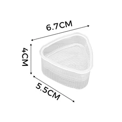 Triangle Sushi Rice Ball Mold - Kitchen Accessory Tool (Triangle)