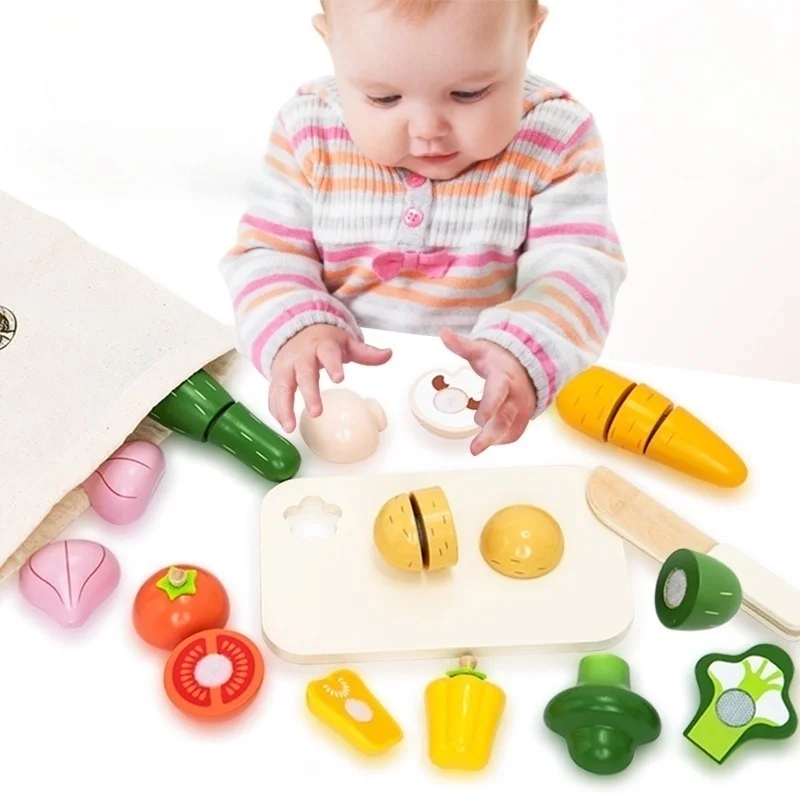 Wooden Simulation Kitchen Pretend Toy Classic Game Educational Toy For Children Kids Gift Cutting Vegetable Food Set S6537Ac33Ee4048718F32Cdce80Ef6F9E8