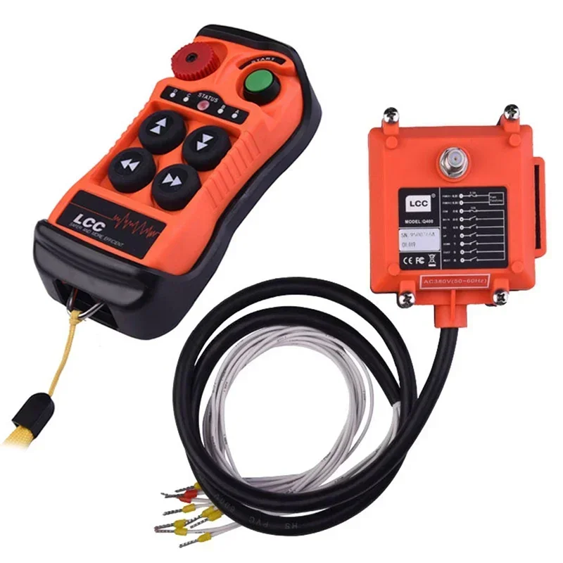 Yunyi Factory direct Q404 double speed high energy efficiency chain hoist truck crane industrial radio wireless remote con