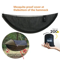 Camping Hammock Bottom Mosquito Cover Outdoor Hammock Quick Opening Detachable Mosquito Net 1