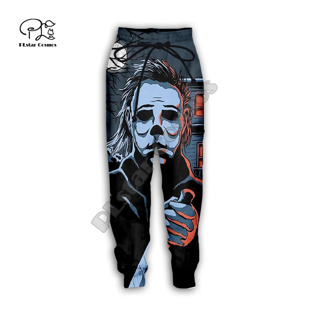 

Halloween Horror Terror Movie Cosplay Michael Myers Jason 3DPrint Men/Women Streetwear Joggers Pants Funny Casual Trousers X10