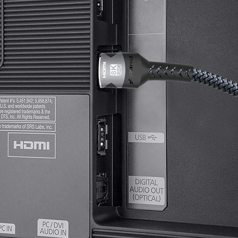 Ultra High-Speed 8K HDMI 2.1 Cable with eARC & HDR Support