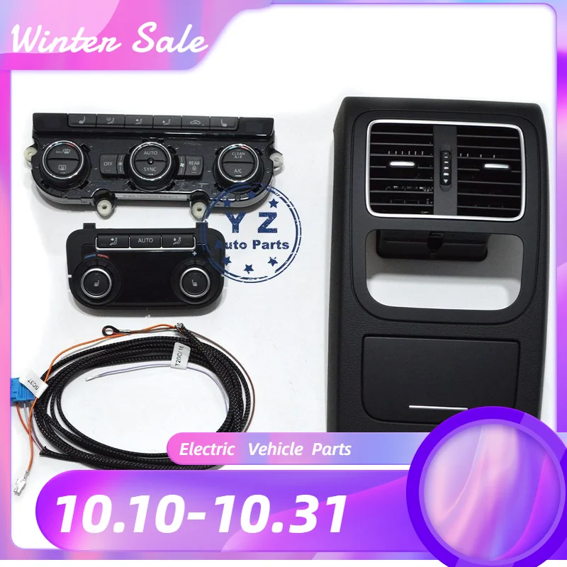

For VW Passat B7 Rear high configuration air conditioning panel set front air conditioning panel 3AD907044 3AD907049A 3AD864298F
