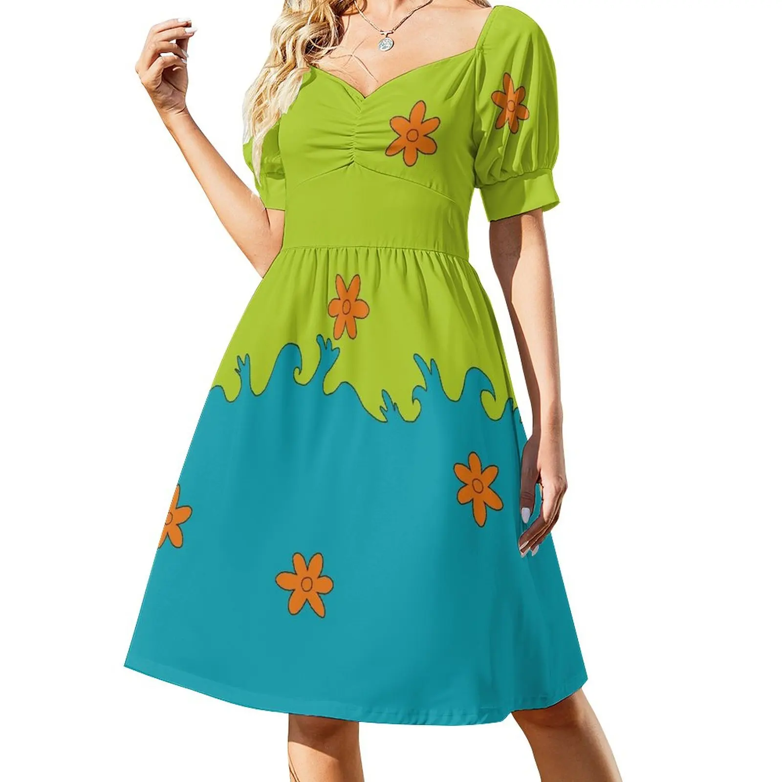 

Mystery pattern Sleeveless Dress elegant guest wedding dress dress party night