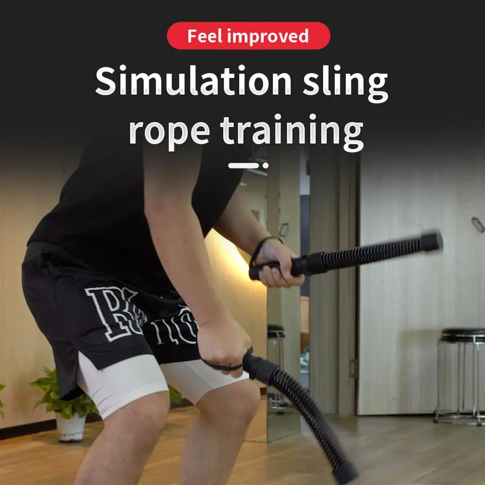 Home Fitness Fighting Rope Physical Training Strength Steel Thick Rope Innovative Ropeless Design Battle