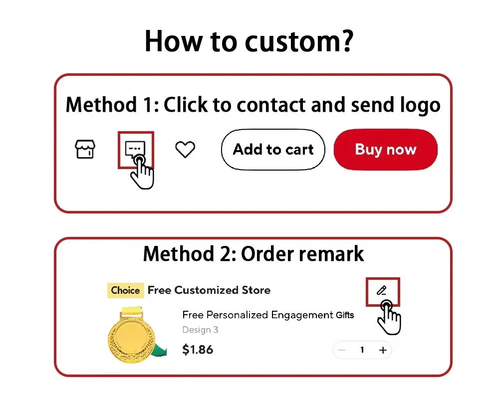 Description Picture 2 of item6.5cm Metal Medals Award Sports Class Rewards Free Customized Printed or Engraved LOGO Medal Award For Competitions Souvenir