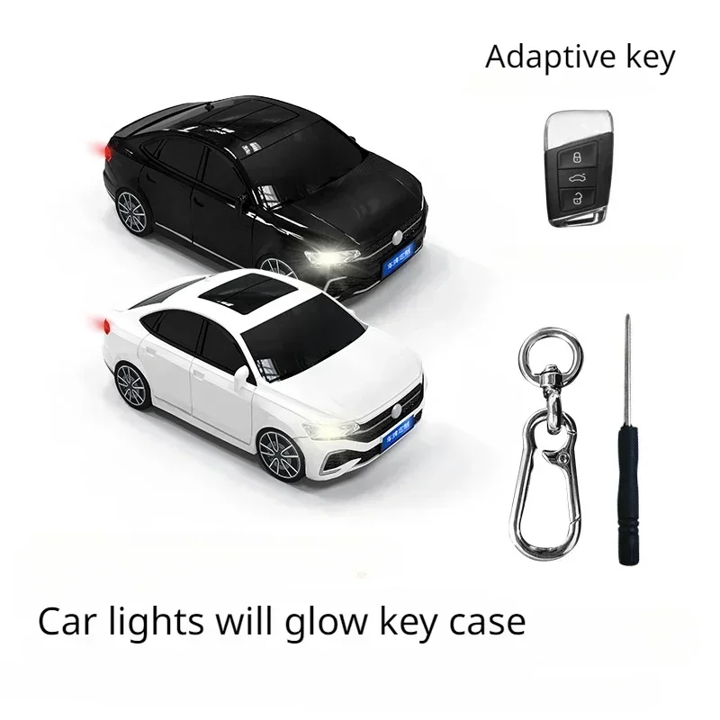

For Volkswagen Passat Key Case Car Model Case Remote Control Protective Cover Keychain Accessories Surprise Gift Car Decoration