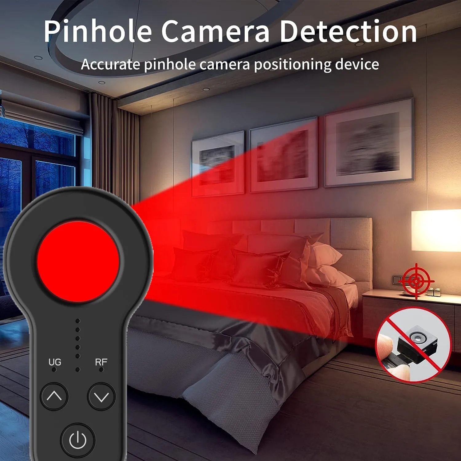 Portable Wireless Camera Detector Hotel Infrared Detector Anti-voyeurism Anti-sighting And Anti-study Monitoring