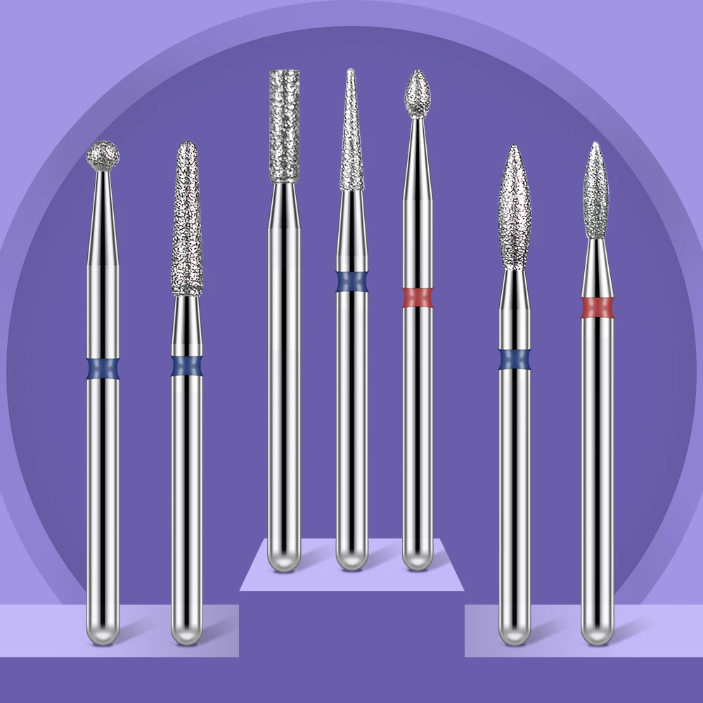 Diamond Nail Drill Bit for Manicure Machine Cuticle Clean Nail Gel Removal