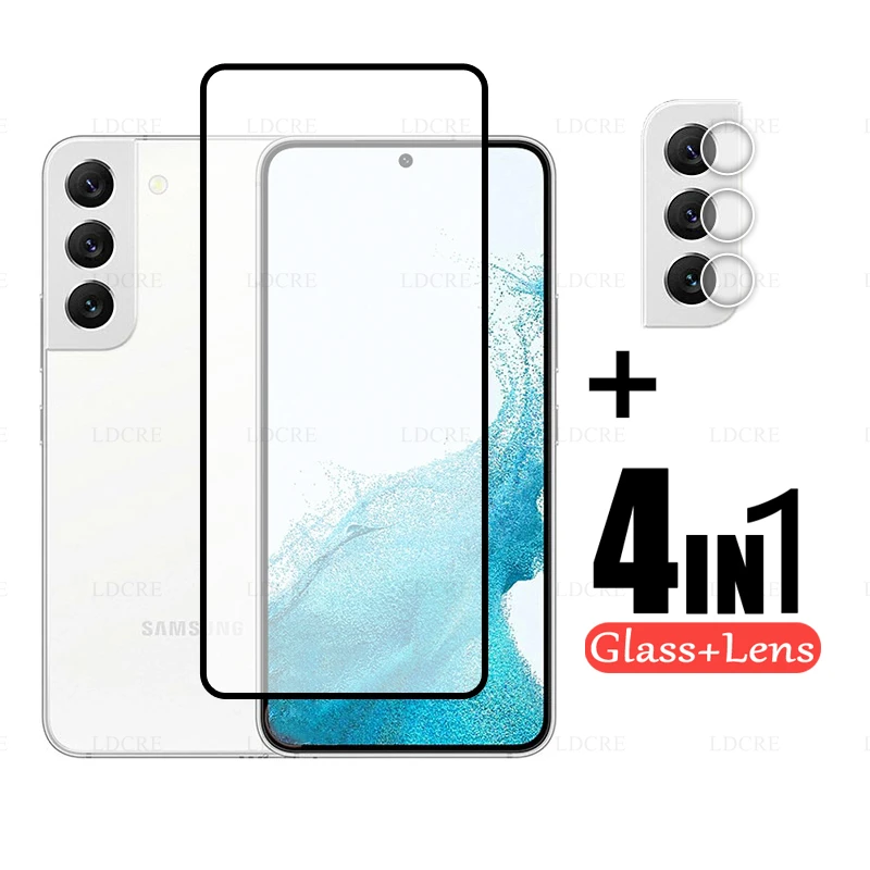 Vetro A Copertura Totale Per Samsung Galaxy S22 Vetro Temperato Per Samsung Galaxy S22 Obiettivo Della Fotocamera Per Galaxy S22 S22 Pro S22 Ultra