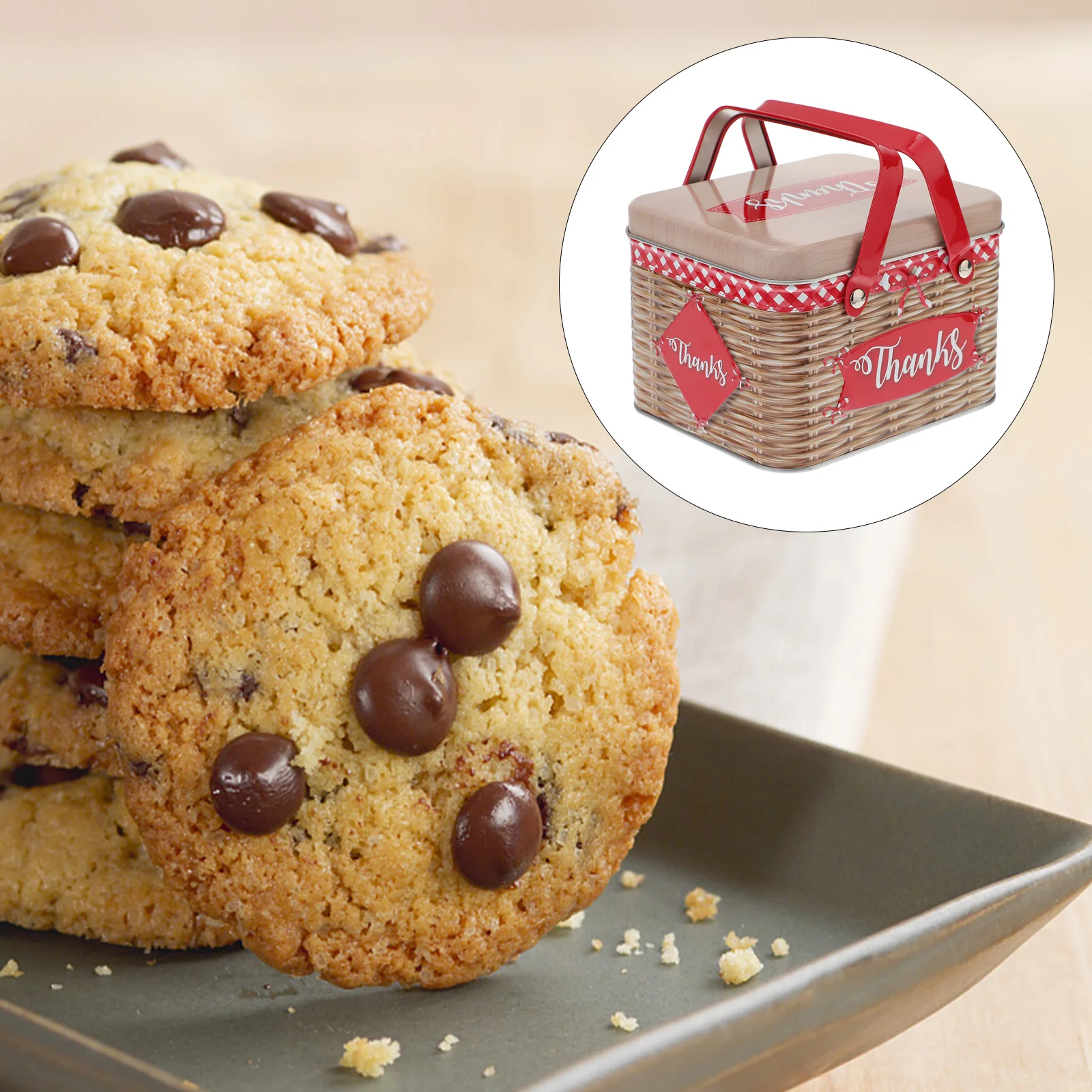 

Decoration Storage Containers Portable Gift Jar Boxes for Organizing with Lid Creative Cookie