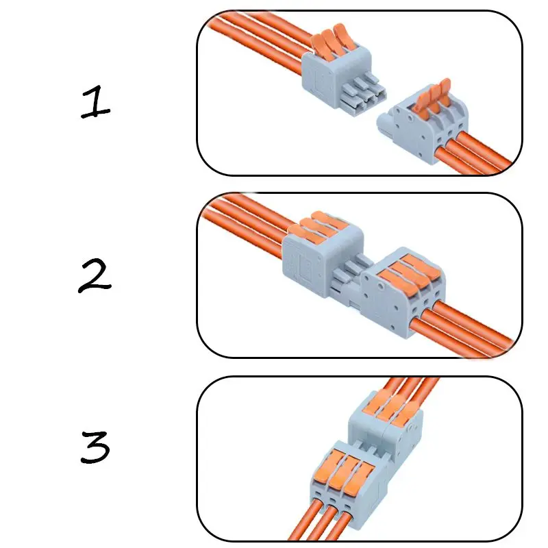 Wire Connector 10PCS Universal Compact for Lamp Wiring