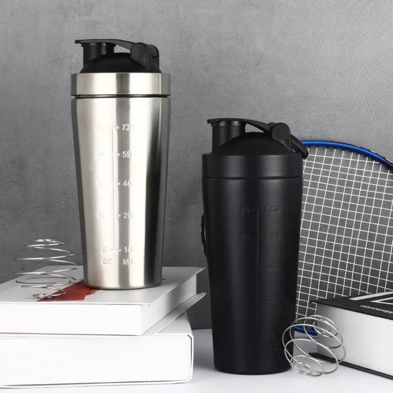 Shaker Protein Metal Shaker Fitness 500/750ml Stainless Steel Water Bottle Cup Mixer water bottle,sports water bottle,sports bottle,stainless steel water bottle,shaker bottle