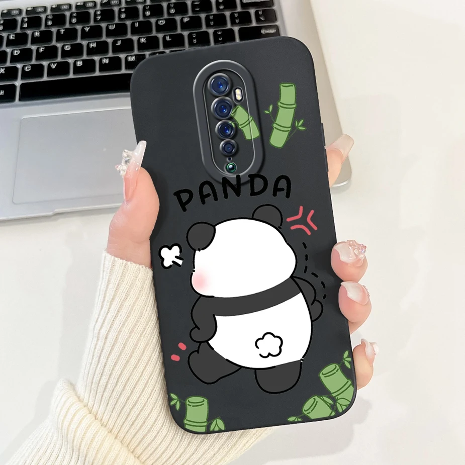 Cute Panda Cartoon Soft Silicone Phone Case - Durable Bumper Cover