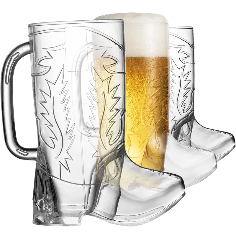Boot Glass Cocktail Beer Cup Milk Tea Cups Simple Juice Drink Mug Drinkware Coffee Latte Cups Wine Glasses Water Bottles - 4