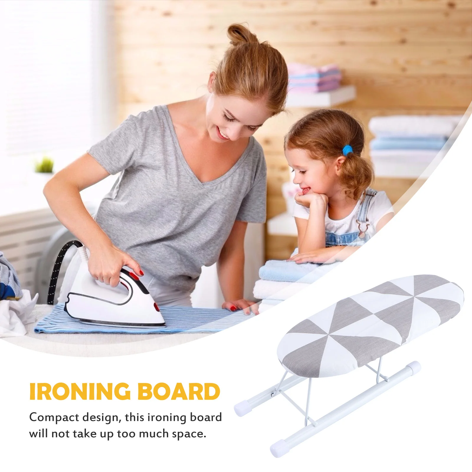 Mini Foldable Steel Rest Compact Design Ironing Board For Small Ironing Board Rack Accessories Household