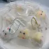 2Pcs Chicken Pinch Music Decompression Toys Mini Finger Sensory Pinch Slow Rebound Mud Feel Simulation Animal Chickens Pendant 6
