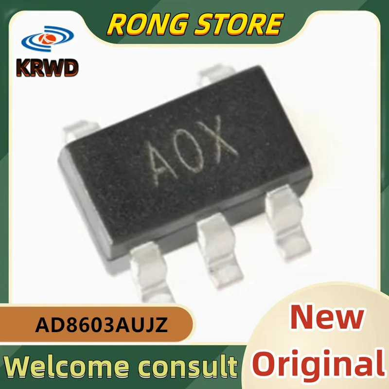 

10PCS A0X AOX New and Original Chip IC SOT23-5 AD8603AUJZ-REEL7 AD8603AUJZ AD8603AU AD8603 8603